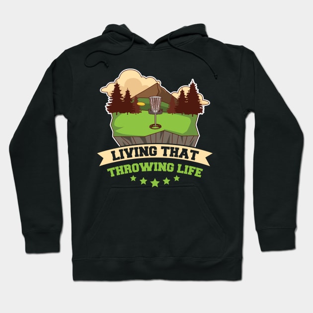 Disc Golf Quote for a Disc Golf Player Hoodie by ErdnussbutterToast